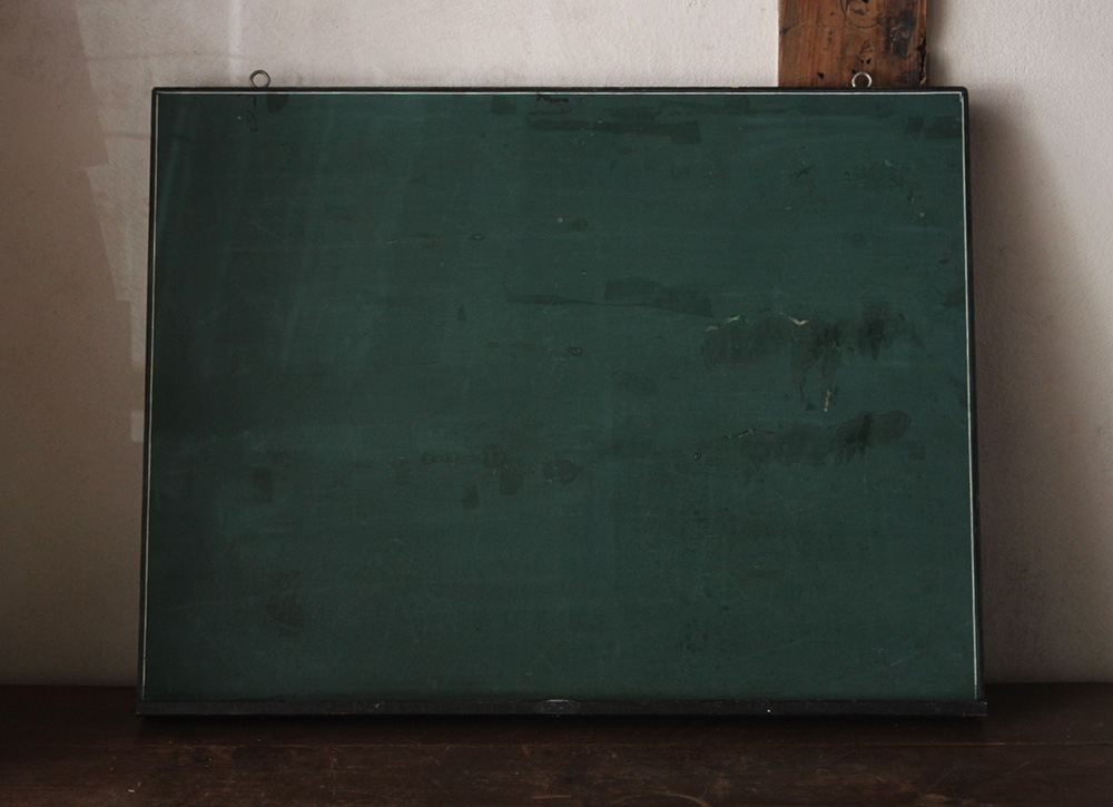古い木製黒板