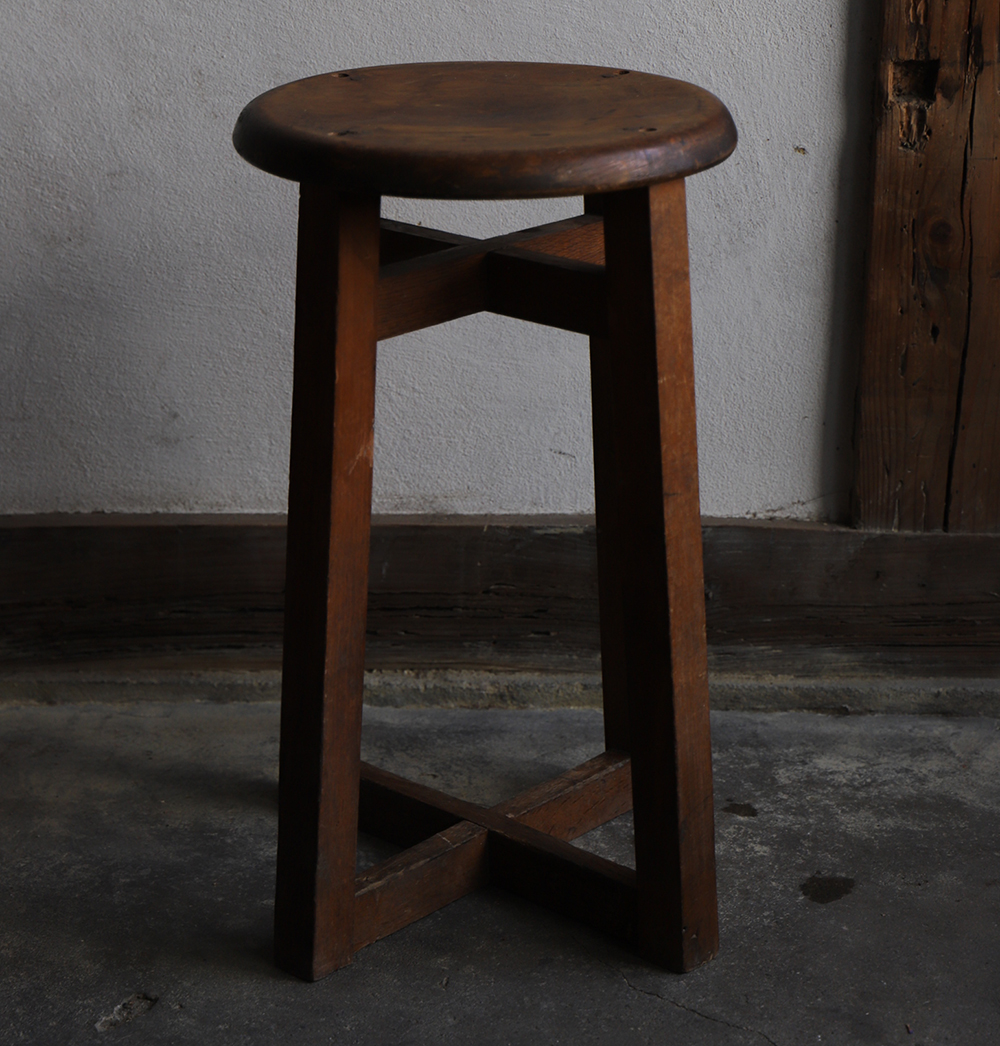 木製の丸椅子・丸スツール | ｜古家具、古民具、民藝、和食器等の通販 