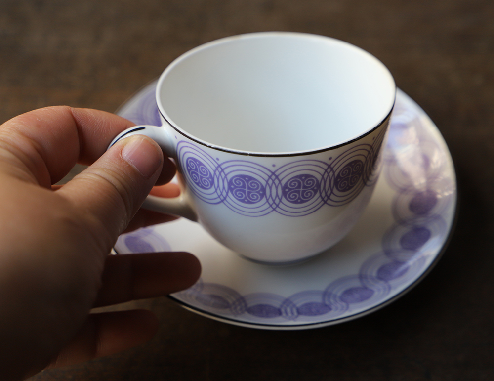 g142 クリストフル コーヒーカップ 中国茶 ソーサー ティーカップ